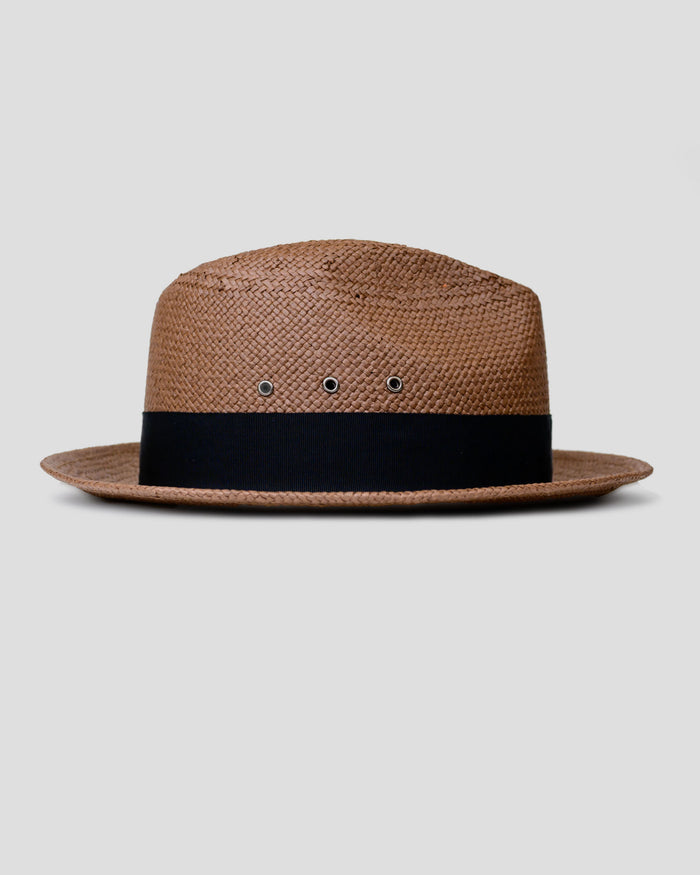 Southern Gents Straw Trilby Fedora Hat – Coffee