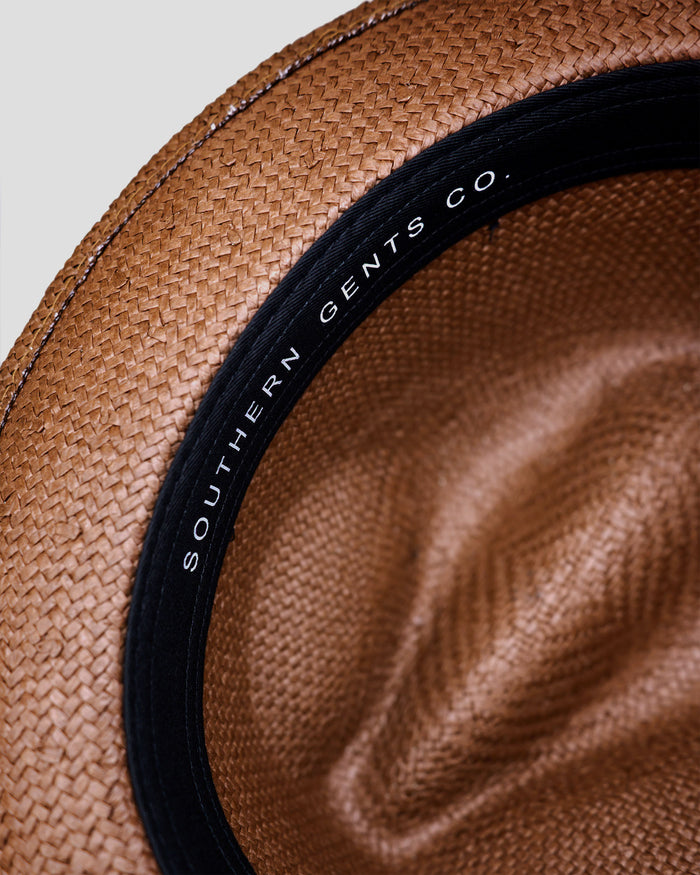 Southern Gents Straw Trilby Fedora Hat – Coffee
