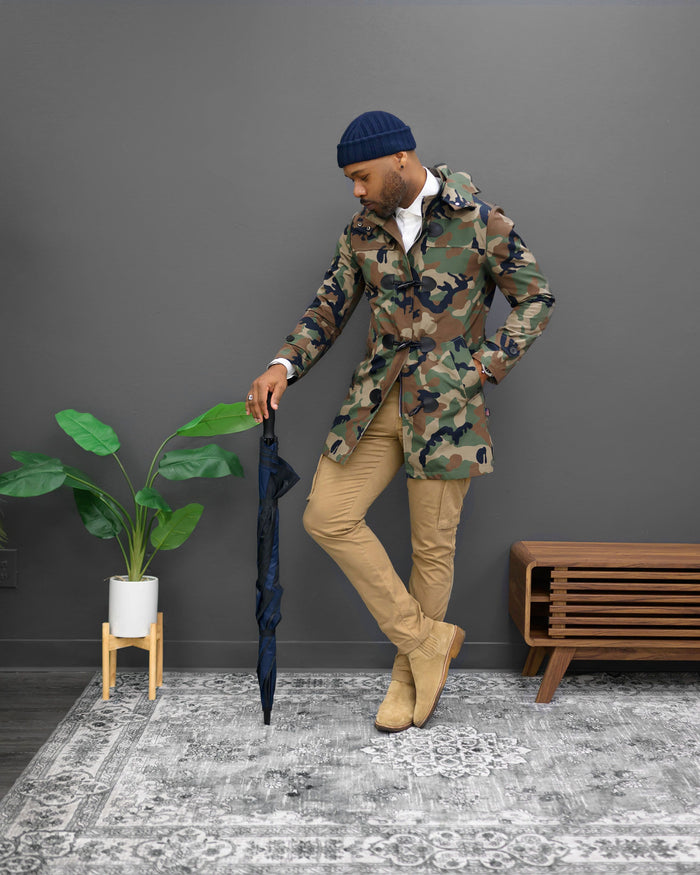 Southern Gents Toggle Raincoat - Camo