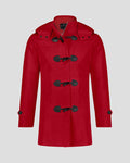 Southern Gents Toggle Raincoat - Red