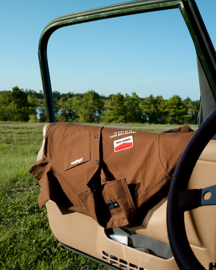 Southern Gents Mechanic Work Shirt - Brown