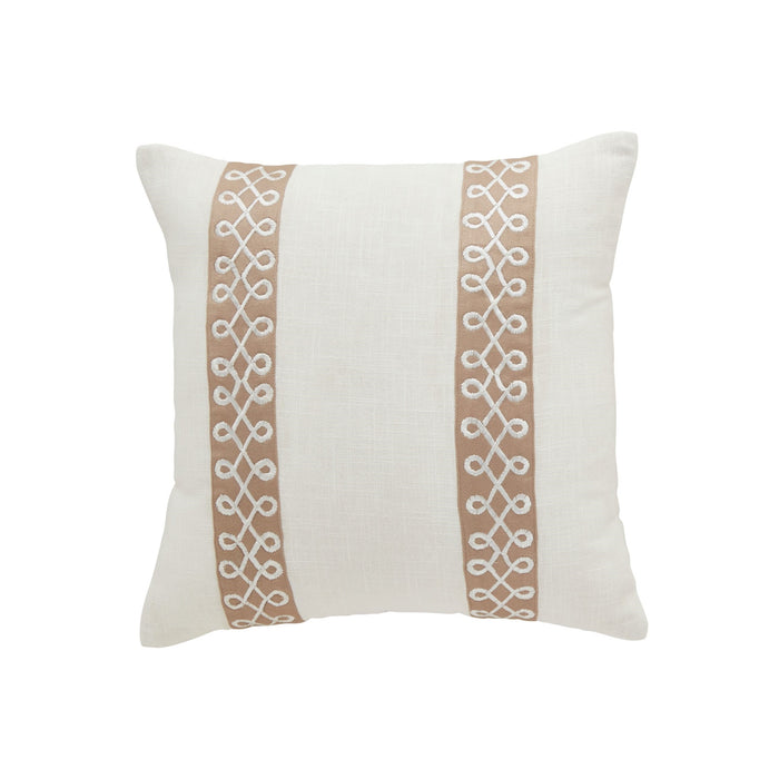 Square Classic Fab Trim Pillow