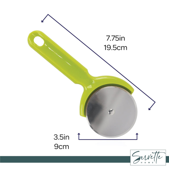 Stainless Pizza Cutter Green
