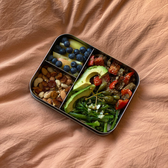 Stainless Steel Large Trio Bento Lunch Box