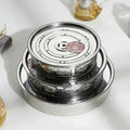 Stainless Steel Tea Tray / Saucer / Board with Water Tank 5 Variations - King Tea Mall
