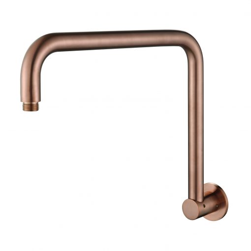 Star Champagne High Rise Shower Arm - Acqua Bathrooms