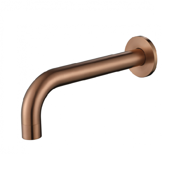 Star Round Champagne Bath Spout - Acqua Bathrooms