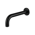 Star Mini Round Matte Black Bath Spout - Acqua Bathrooms