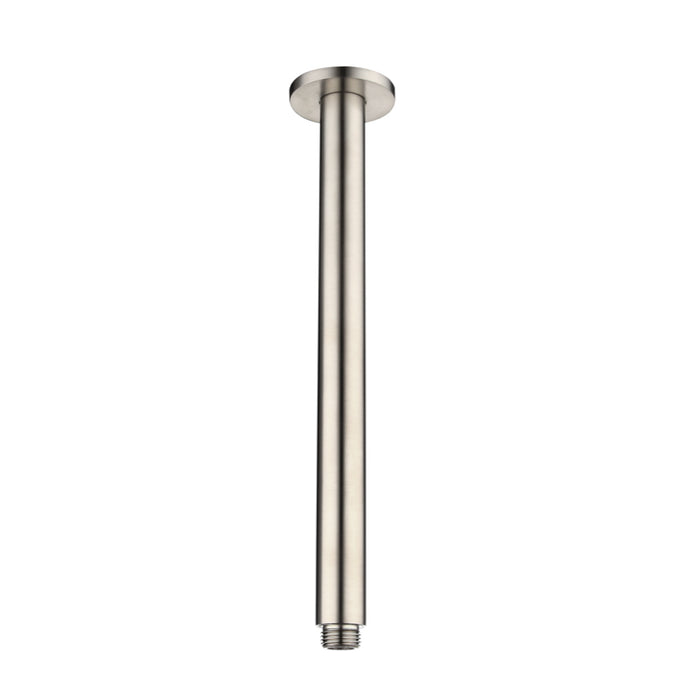 Benalla Star Round Brushed Nickel Shower Arm - Acqua Bathrooms