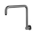 Star Round Gun Metal Shower Arm - Acqua Bathrooms