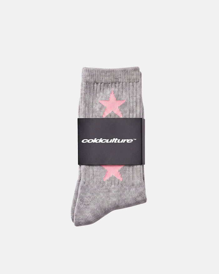 STARRY SOCKS ULTRA LIGHT GREY - Cold Culture