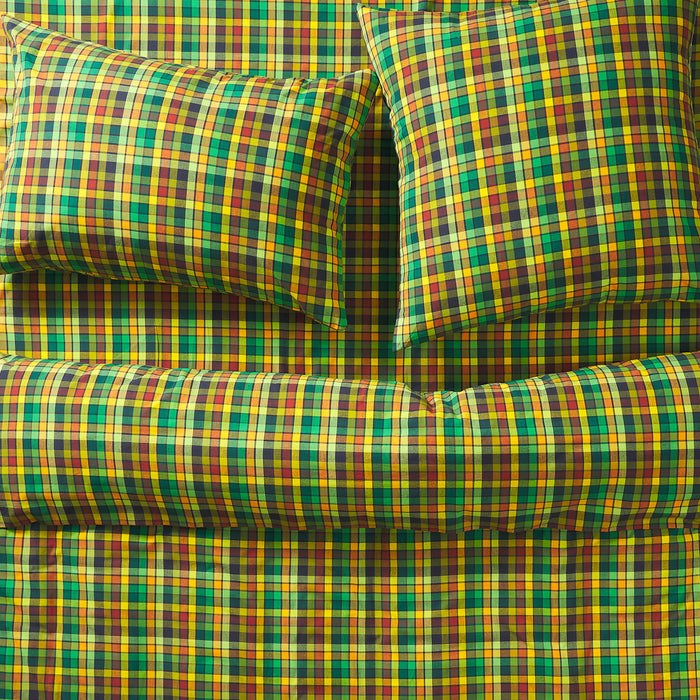 Stela Cotton Quilt Cover - Spring Green Single