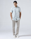 Stone Non Iron Solid Khakis - Cypres