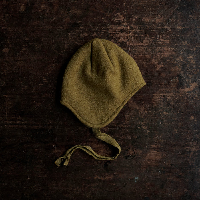 Strath Baby & Kids Hat - Boiled Merino Wool - Gold