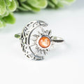 Sunstone Ring 4.5mm Size 8 - InnerVision Crystals