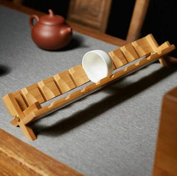 Tea Cup Stand Bamboo Made - King Tea Mall