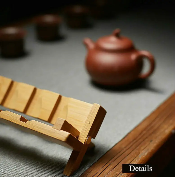 Tea Cup Stand Bamboo Made - King Tea Mall