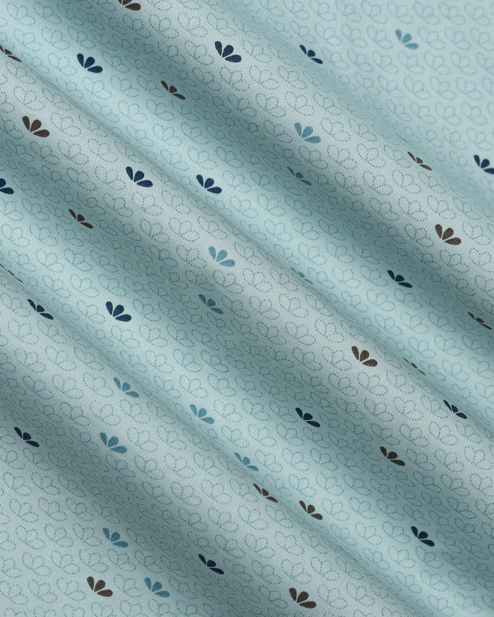 Teal Printed Shirt - Tobas