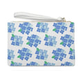The Chatham Clutch - Blue Hydrangeas - Potpourri Gift Shop