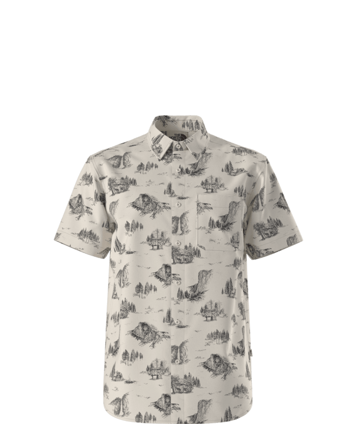 THE NORTH FACE MENS BAYTRAIL PATTERN SHORT SLEEVE SHIRT