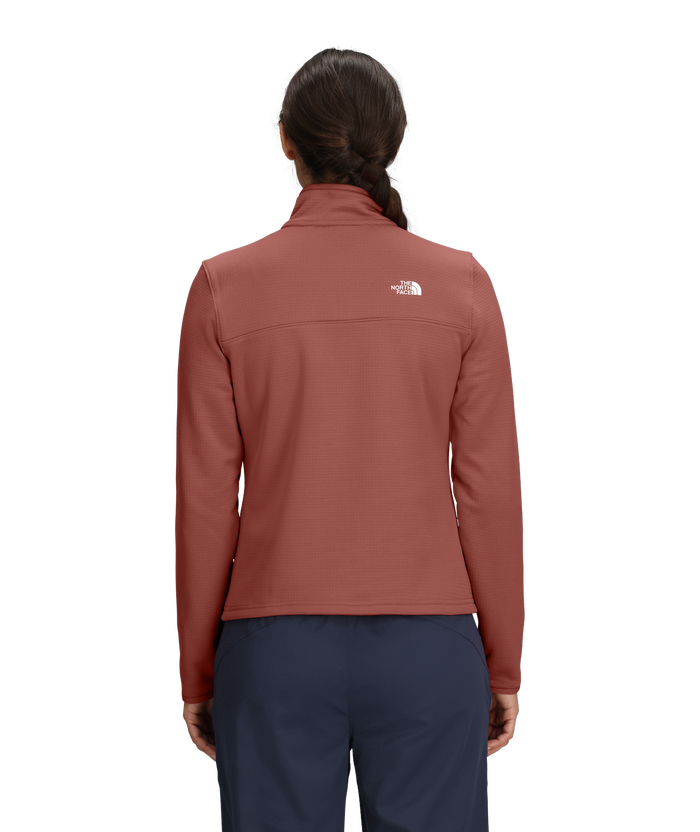 THE NORTH FACE WOMENS CEDAR TRAIL GRID FLEECE ¼ ZIP SWEATER 26
