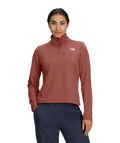 THE NORTH FACE WOMENS CEDAR TRAIL GRID FLEECE ¼ ZIP SWEATER 26