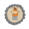 Three Pumpkin Wool Trivet