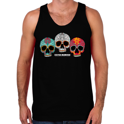 Three Skulls Men's Tank