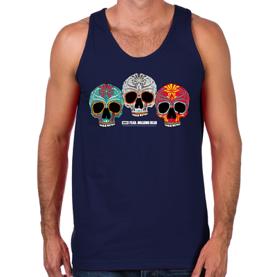 Three Skulls Men's Tank