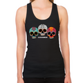 Three Skulls Women's Racerback Tank
