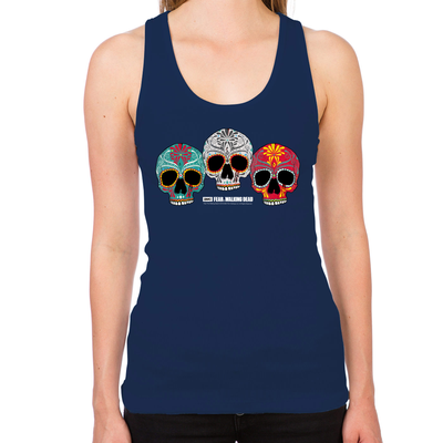 Three Skulls Women's Racerback Tank