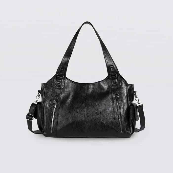 Timeless Everyday Tote – Elegant Spacious Shoulder Bag in Soft Vegan Leather