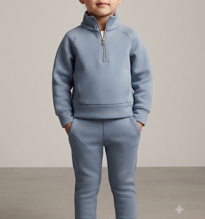 Toddlers Air Essentials Half Zip Sweater