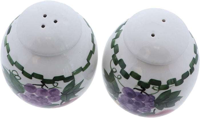 Traditional Round Fruit Salt & Pepper Shakers
