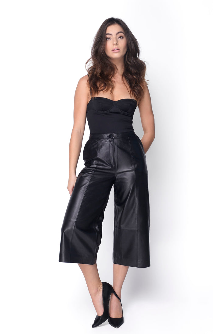 Trinity Leather Culottes