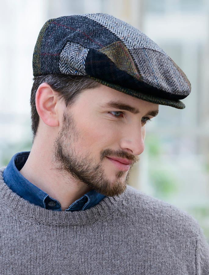 Trinity Flat Cap - Patchwork A #color_patchwork-a