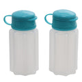 turquoise salt and pepper shakers