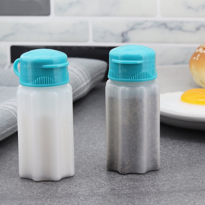 plastic salt and pepper shakers with hinged lids