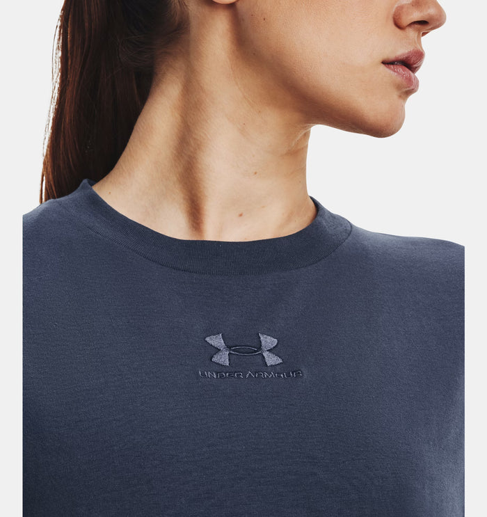 UA Printed Women's Extended Short Sleeve 1376745-044