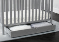 Delta Children Grey (026) Under Crib Roll-Out Storage, Hangtag View