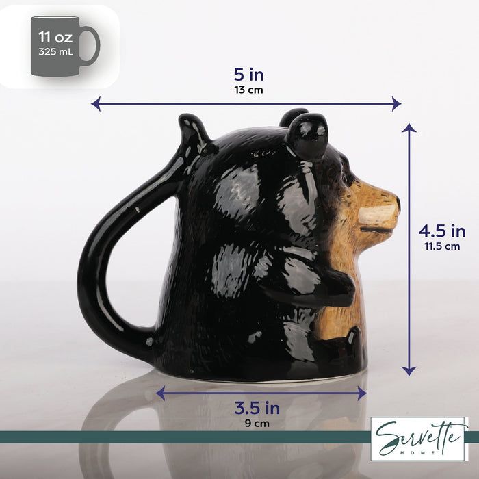 Upside Down Bear Coffee Mug