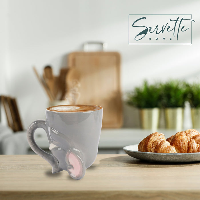 Upside Down Elephant Coffee Mug