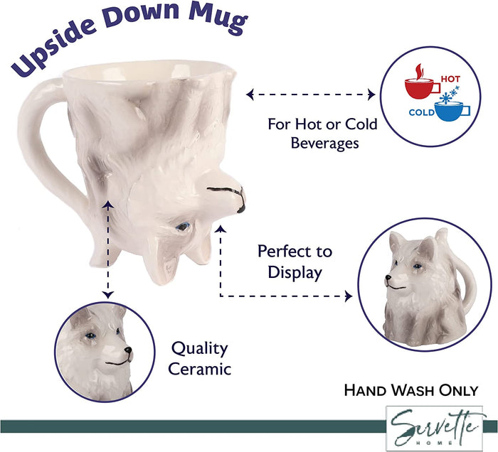 Upside Down Mug - Wolf