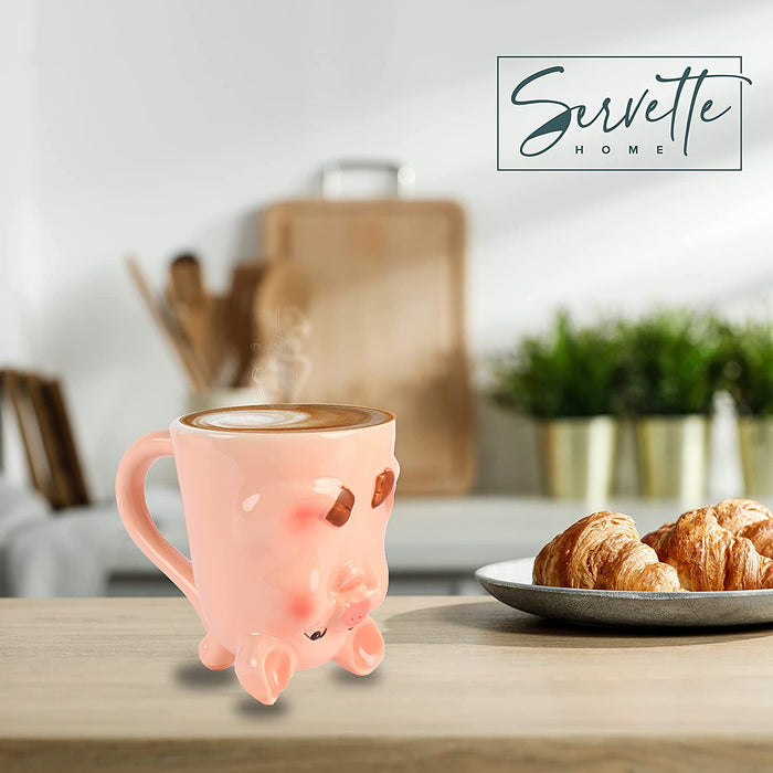 Upside Down Pig Coffee Mug