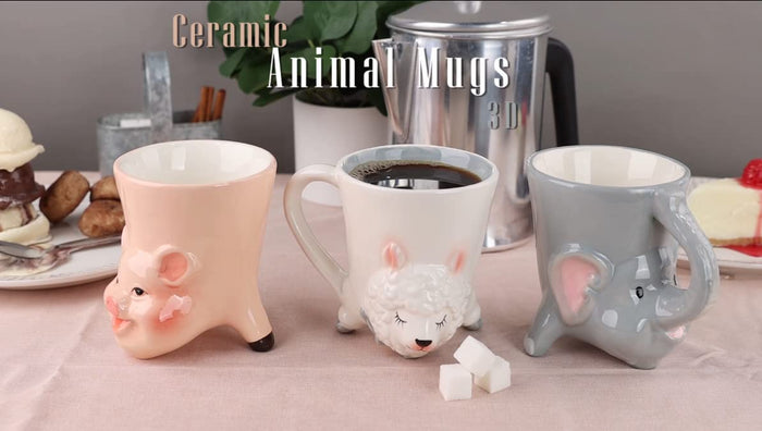 Upside Down Pig Coffee Mug
