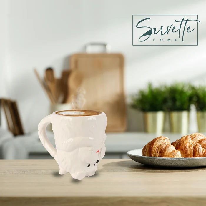 Upside Down Puppy Coffee Mug