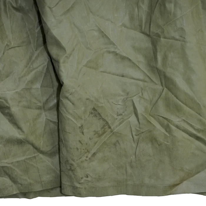 US 1950s Dismounted Olive Raincoat - Large - US Army Surplus - Rain Jackets