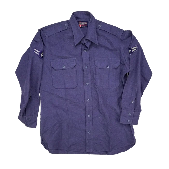 US Air Force Blue Service Shirt - Small - US Air Force Surplus - Service Shirts