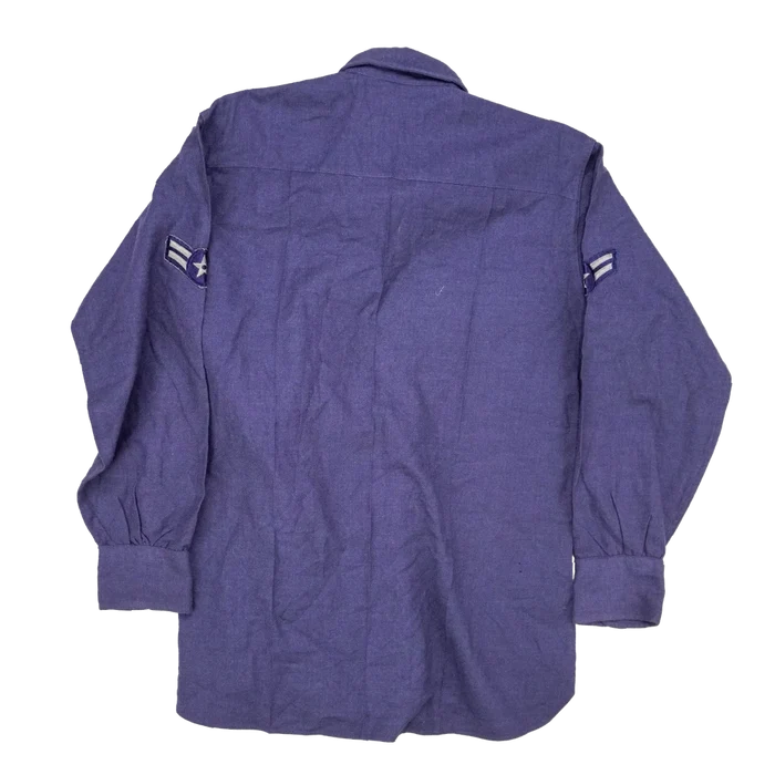 US Air Force Blue Service Shirt - Small - US Air Force Surplus - Service Shirts