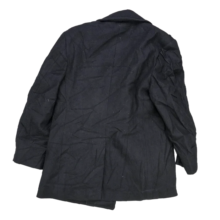 US Navy Wool Lined Pea Coat - 42R, Medium - US Navy Surplus - Great Coats
